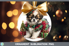 GorgeousDogs 02 Cute Christmas Ornament design.