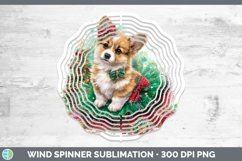 GorgeousDogs 02 Cute Christmas Wind Spinner design.