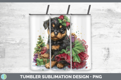 GorgeousDogs 02 Cute Christmas Tumbler design.