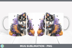 GorgeousDogs 02 Halloween Mug Wrap design.