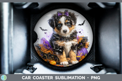 GorgeousDogs 02 Halloween Car Coaster design.