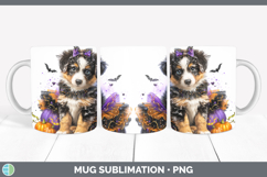 GorgeousDogs 02 Halloween Mug Wrap design.