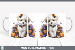 GorgeousDogs 02 Halloween Mug Wrap design.