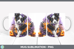 GorgeousDogs 02 Halloween Mug Wrap design.