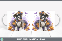 GorgeousDogs 02 Halloween Mug Wrap design.
