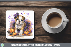 GorgeousDogs 02 Halloween Square Coaster design.