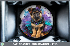 GorgeousDogs 02 Halloween Car Coaster design.
