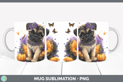 GorgeousDogs 02 Halloween Mug Wrap design.