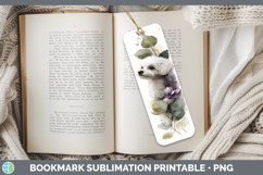 GorgeousDogs 02 Lavender and Eucalyptus Bookmark design.