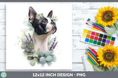 GorgeousDogs 02 Lavender and Eucalyptus Paper Backgrounds design.