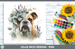 GorgeousDogs 02 Lavender and Eucalyptus Paper Backgrounds design.