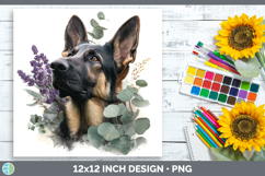 GorgeousDogs 02 Lavender and Eucalyptus Paper Backgrounds design.