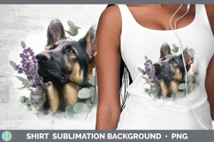 GorgeousDogs 02 Lavender and Eucalyptus Shirt design.