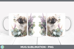 GorgeousDogs 02 Lavender and Eucalyptus Mug Wrap design.