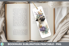 GorgeousDogs 02 Lavender and Eucalyptus Bookmark design.