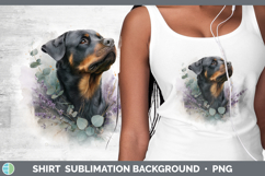 GorgeousDogs 02 Lavender and Eucalyptus Shirt design.