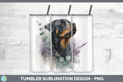 GorgeousDogs 02 Lavender and Eucalyptus Tumbler design.