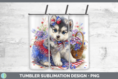 GorgeousDogs 02 Patriotic Tumbler design.