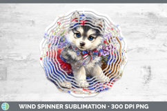 GorgeousDogs 02 Patriotic Wind Spinner design.