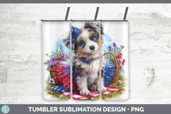 GorgeousDogs 02 Patriotic Tumbler design.