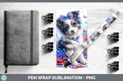 GorgeousDogs 02 Patriotic Pen Wrap design.