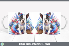 GorgeousDogs 02 Patriotic Mug Wrap design.