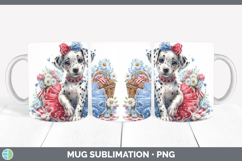 GorgeousDogs 02 Patriotic Mug Wrap design.