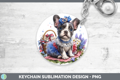 GorgeousDogs 02 Patriotic Keychain design.