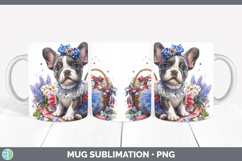 GorgeousDogs 02 Patriotic Mug Wrap design.