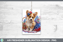 GorgeousDogs 02 Patriotic Air Freshener design.