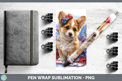 GorgeousDogs 02 Patriotic Pen Wrap design.
