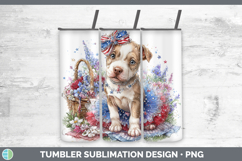 GorgeousDogs 02 Patriotic Tumbler design.