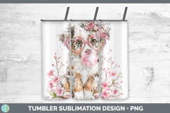 GorgeousDogs 02 Pink Bubble Gum Tumbler design.