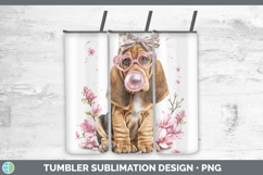 GorgeousDogs 02 Pink Bubble Gum Tumbler design.