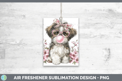 GorgeousDogs 02 Pink Bubble Gum Air Freshener design.