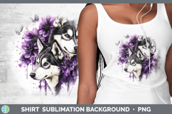 GorgeousDogs 02 Purple Drips Shirt design.