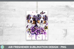 GorgeousDogs 02 Purple Drips Air Freshener design.