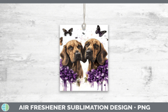 GorgeousDogs 02 Purple Drips Air Freshener design.