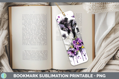 GorgeousDogs 02 Purple Drips Bookmark design.