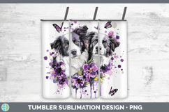 GorgeousDogs 02 Purple Drips Tumbler design.