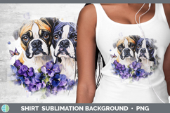 GorgeousDogs 02 Purple Drips Shirt design.