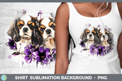 GorgeousDogs 02 Purple Drips Shirt design.