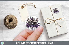 GorgeousDogs 02 Purple Drips Stickers design.