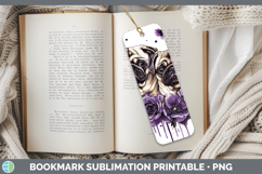 GorgeousDogs 02 Purple Drips Bookmark design.