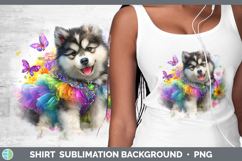 GorgeousDogs 02 Rainbow Summer Shirt design.