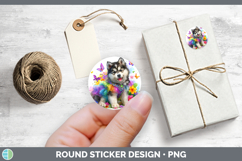 GorgeousDogs 02 Rainbow Summer Stickers design.