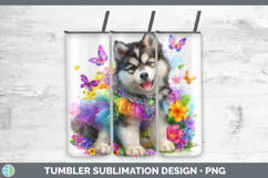GorgeousDogs 02 Rainbow Summer Tumbler design.