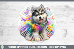 GorgeousDogs 02 Rainbow Summer Wind Spinner design.