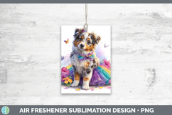 GorgeousDogs 02 Rainbow Summer Air Freshener design.
