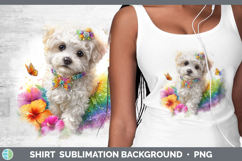 GorgeousDogs 02 Rainbow Summer Shirt design.